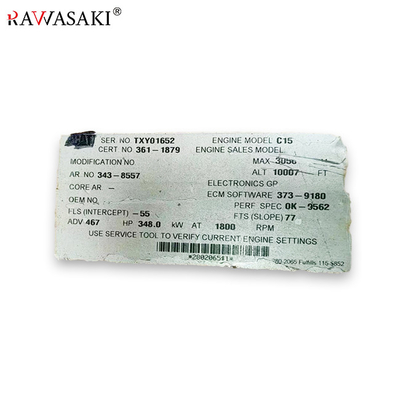 C15 ΜΗΧΑΝΗ ASSY 2888156 μηχανή Assy μηχανών εκσκαφέων για τη μηχανή καμπιών C15